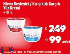 Nivea Besleyici/Kırışıklık Karşıtı Yüz Kremi 100 ml