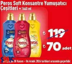 Peros Soft Konsantre Yumuşatıcı 1440 ml