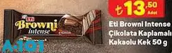 Eti Browni İntense Çikolata Kaplamalı Kakaolu Kek 50 G