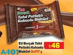 Eti Burçak Tahıl Patlaklı Kakaolu Bisküvi 3X117 G