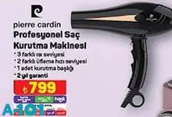 Pierre Cardin Profesyonel Saç Kurutma Makinesi