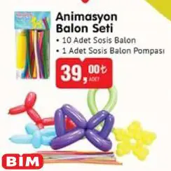 Animasyon Balon Seti