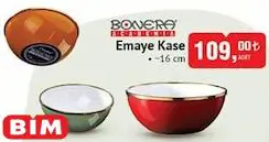 Bonera Emaye Kase 16 Cm