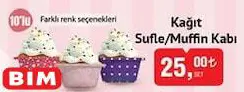 Kağıt Sufle/Muffin Kabı 10'Lu