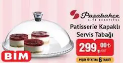 Paşabahçe Patisserie Kapaklı Servis Tabağı