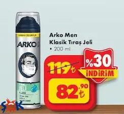 Arko Men Klasik Tıraş Jeli 200 Ml