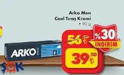 Arko Men Cool Tıraş Kremi 90 G