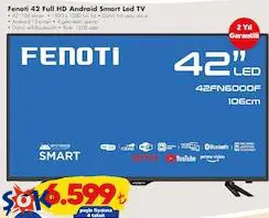 Fenoti 42 Full HD Android Smart Led Tv Akıllı Televizyon