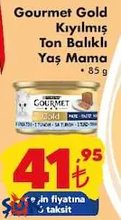 Gourmet Gold Kıyılmış Ton Balıklı Yaş Mama 85 G