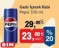 Pepsi Gazlı İçecek Kola 330 Ml