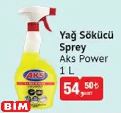 Aks Power Yağ Sökücü Sprey 1 L