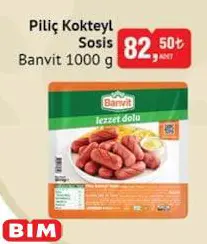 Banvit Piliç Kokteyl Sosis 1000 g