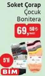 Bonitera Soket Çorap Çocuk 5'li