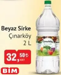 Çınarköy Beyaz Sirke 2 L