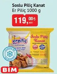 Erpiliç Soslu Piliç Kanat 1000 g