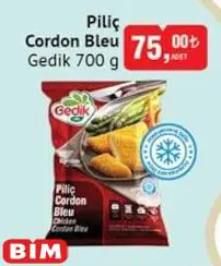 Gedik Piliç Cordon Bleu 700 g