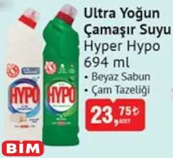 Hyper Hypo Ultra Yoğun Çamaşır Suyu 694 ml