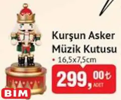 Kurşun Asker Müzik Kutusu 16,5x7,5 cm