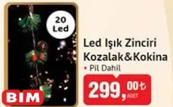 Led Işık Zinciri Kozalak&Kokina 20 Led