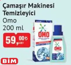 Omo Çamaşır Makinesi Temizleyici 200 ml