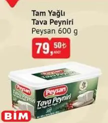 Peysan Tam Yağlı Tava Peyniri 600 g