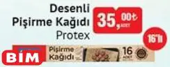 Protex Desenli Pişirme Kağıdı 16'lı