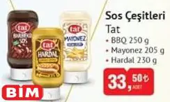 Tat Sos Çeşitleri 250 g/205 g/230 g