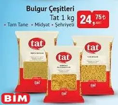 Tat Bulgur Çeşitleri 1 kg