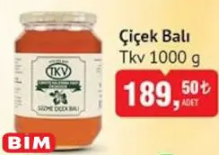 Tkv Çiçek Balı 1000 g