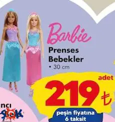 Oyuncak Barbie Prenses Bebekler 30 cm