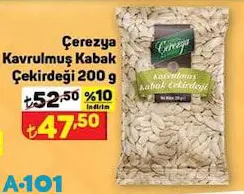 Çerezya Kavrulmuş Kabak Çekirdeği 200 g