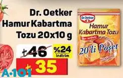 Dr. Oetker Hamur Kabartma Tozu 20x10 g