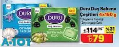 Duru Duş Sabunu Çeşitleri 4x150 g