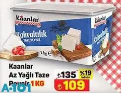 Kaanlar Az Yağlı Taze Peynir 1 kg