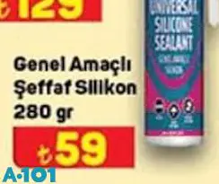 Genel Amaçlı Şeffaf Silikon 280 Gr