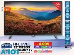 Hi-Level 32 İnç Webos HD Ready Tv Akıllı Televizyon