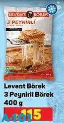 Levent Börek 3 Peynirli Börek 400 G