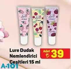 Lure Dudak Nemlendirici Çeşitleri 15 Ml