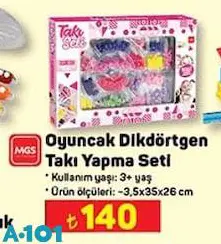 Mgs Oyuncak Dikdörtgen Takı Yapma Seti