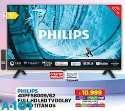 Philips 40PFS6009/62 Full HD Ked Tv Dolby Audio Titan Os Televizyon