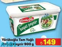 Yörükoğlu Tam Yağlı Beyaz Peynir 900 G