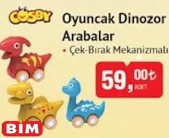 Cosby Oyuncak Dinozor Arabalar