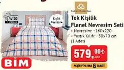 Cotton Collection Tek Kişilik Flanel Nevresim Seti