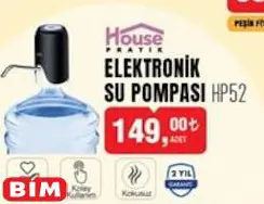 House Pratik Elektronik Su Pompası