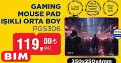 Polosmart Gaming Mouse Pad Işıklı Orta Boy