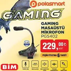 Polosmart Gaming Masaüstü Mikrofon