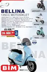 Skyjet Bellina 125 cc Motosiklet