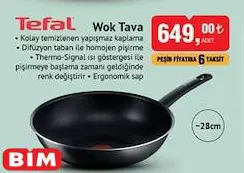 Tefal Wok Tava 28 cm