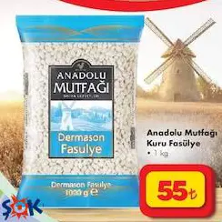 Anadolu Mutfağı Kuru Fasülye 1 kg