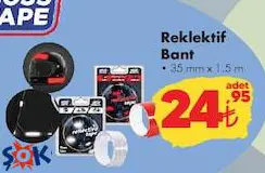 Boss Tape Reklektif Bant 35 x1.5 mm